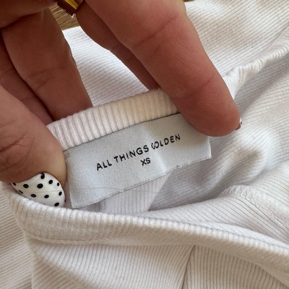 All things Golden XS White low back Maxi Dress - Picture 3 of 4